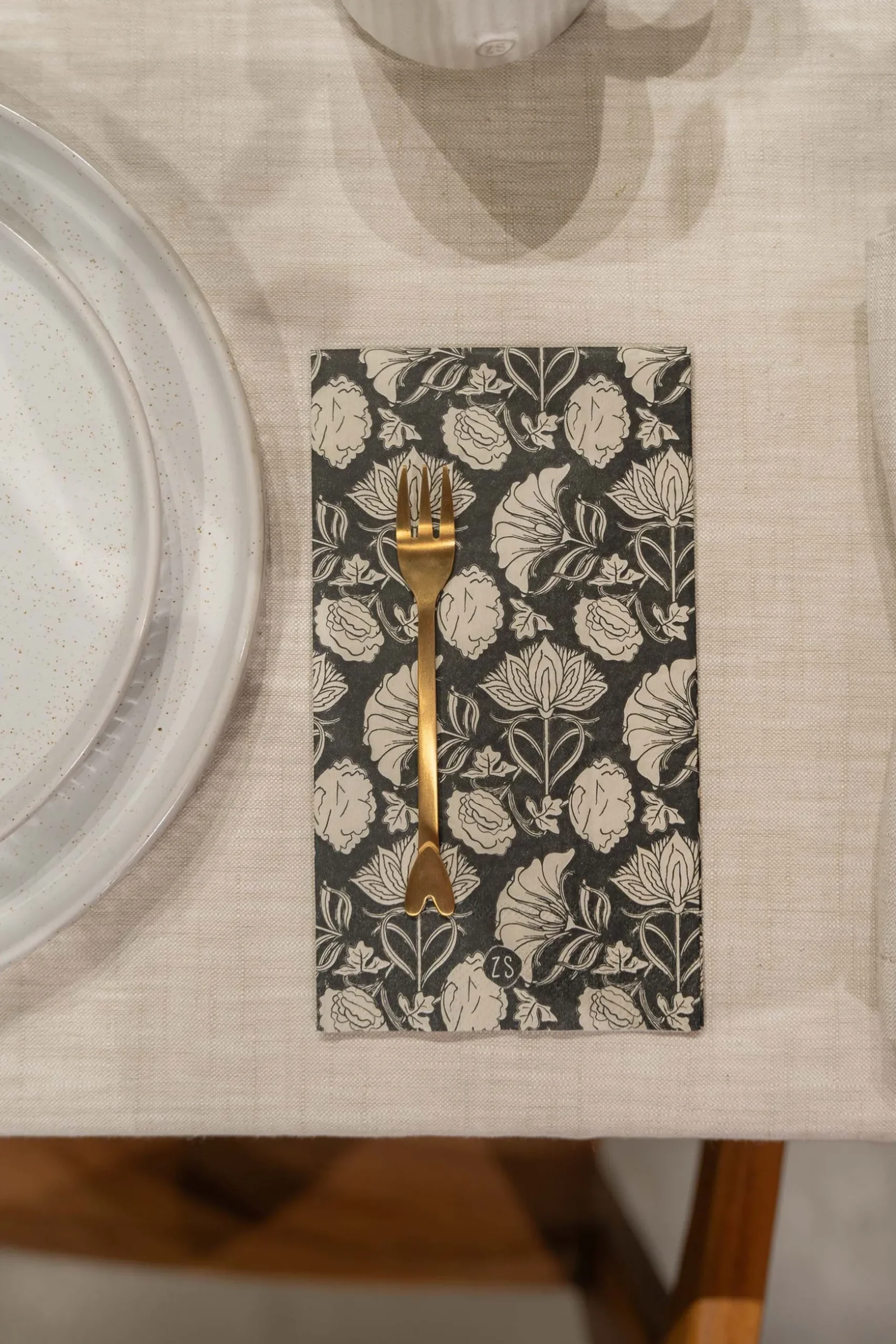 zusss set van 4 vorkjes hartje goud