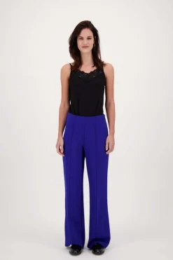 zusss spaghetti top met kant zwart