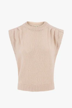 zusss spencer met plooidetail zachtroze