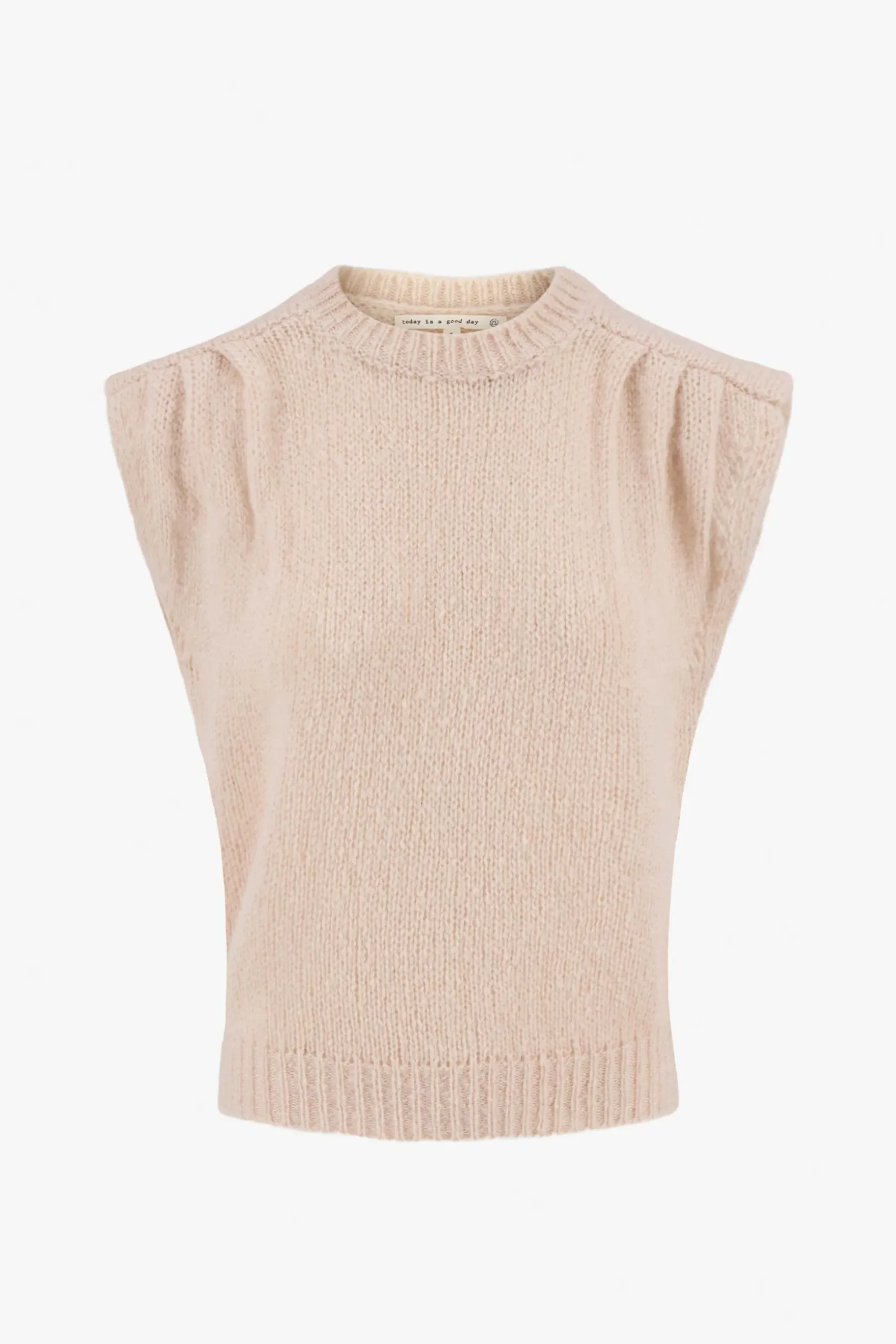 zusss spencer met plooidetail zachtroze