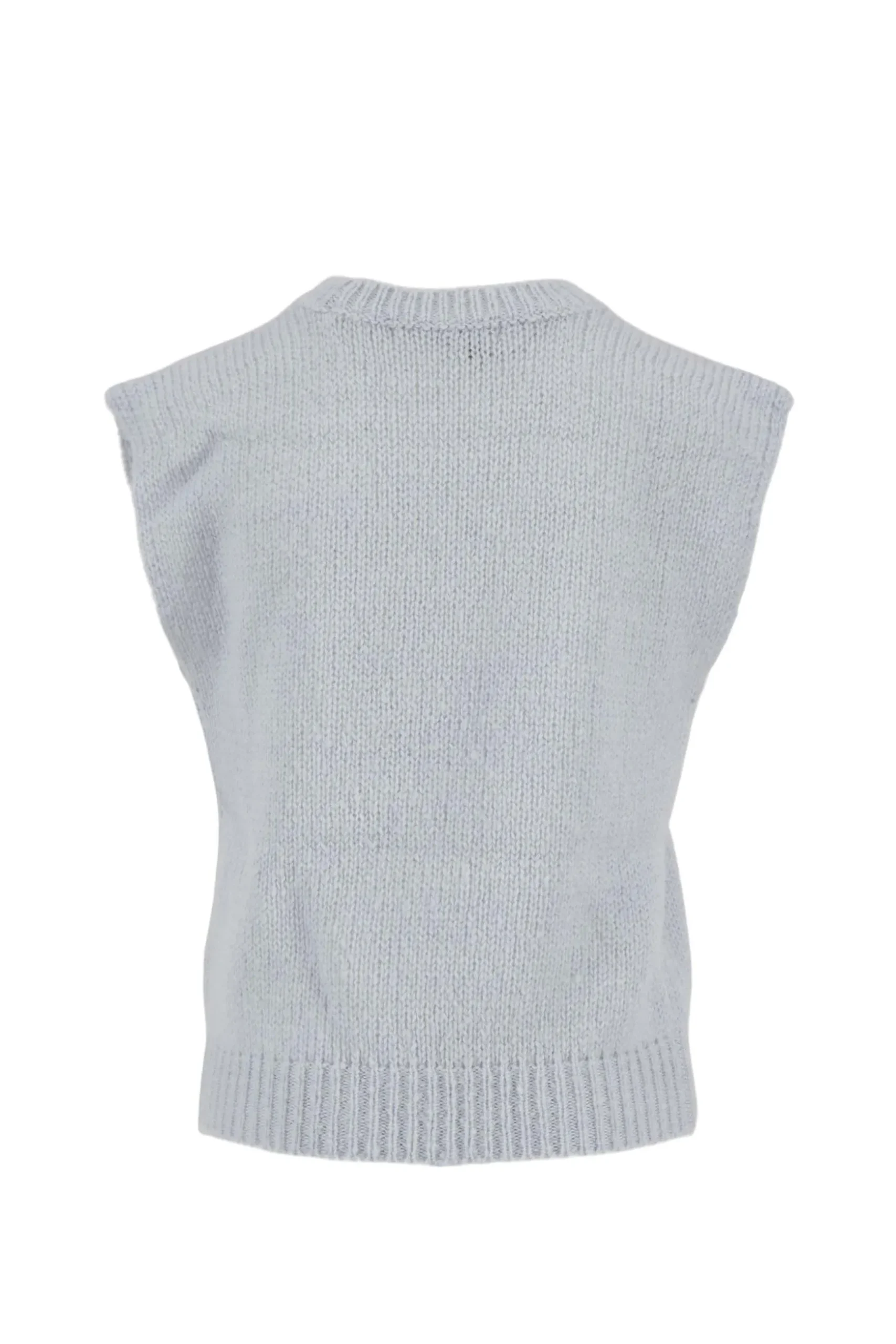 zusss spencer met plooidetail zachtblauw