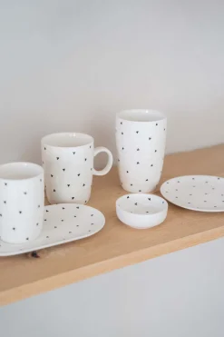 zusss theemok hartjes wit/antracietgrijs