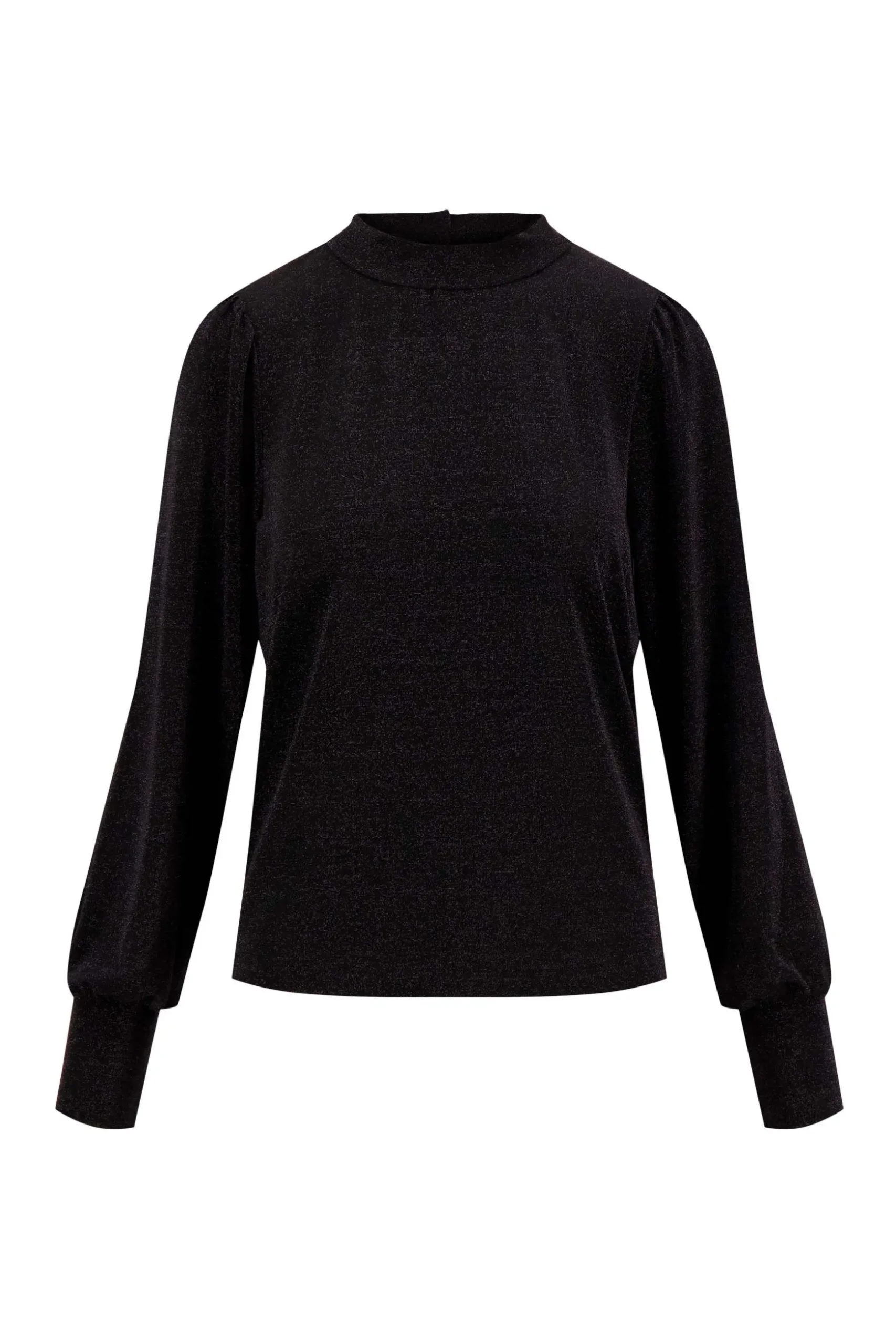 zusss top met structuur zwart