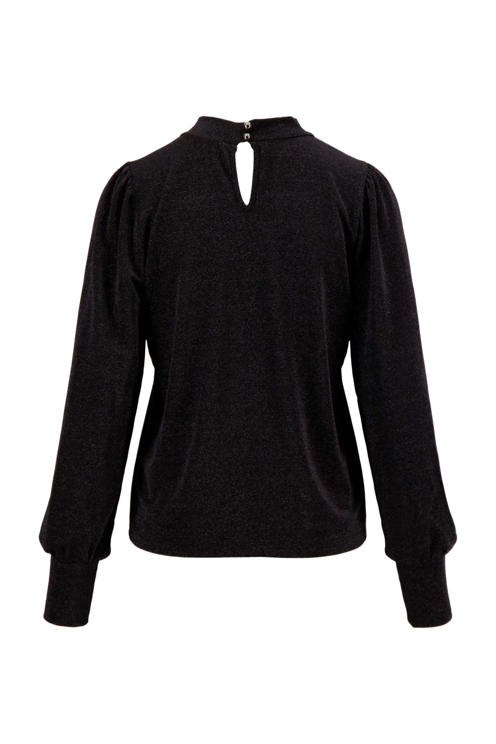 zusss top met structuur zwart