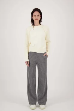 zusss trui met batwing mouw creme