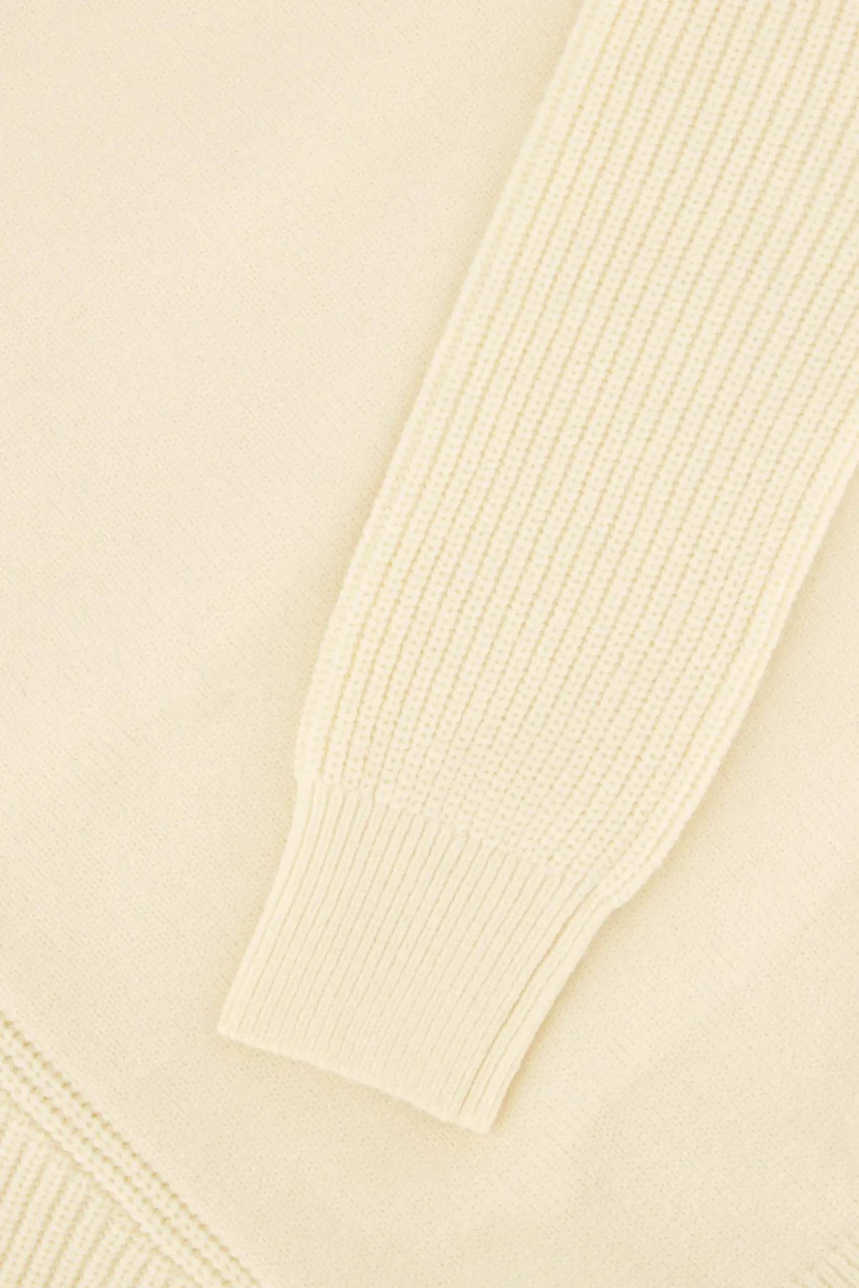 zusss trui met batwing mouw creme