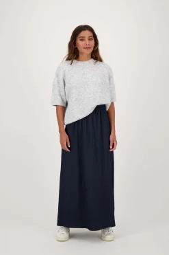 zusss trui met boothals lichtgrijs