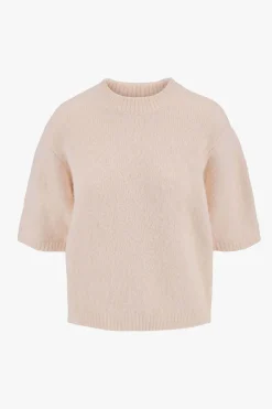 zusss trui met boothals zachtroze