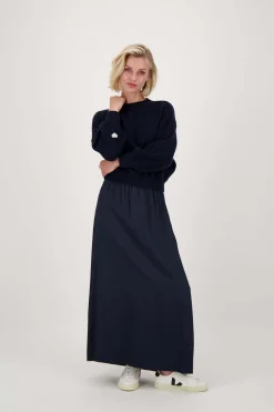 zusss trui met hartje detail donkerblauw