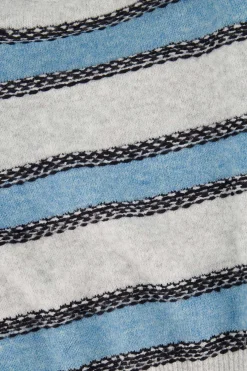 zusss trui met strepen grijsblauw