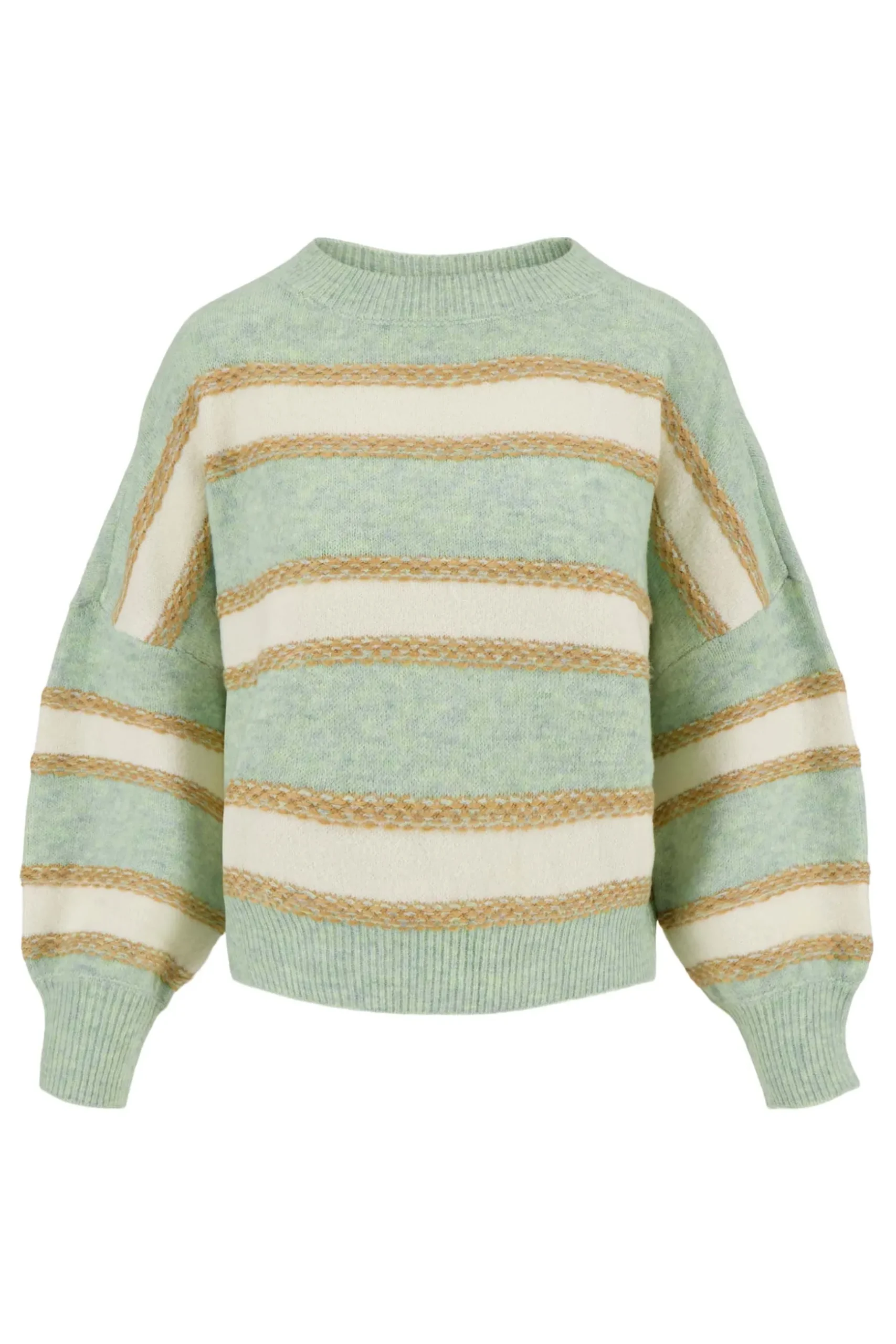 zusss trui met strepen mint