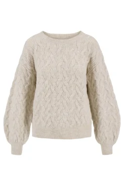 zusss trui met structuur creme