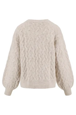 zusss trui met structuur creme