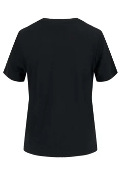 zusss t-shirt met ronde hals zwart